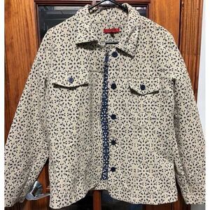 Vintage 90's Joni‎ B women's eyelet blazer size large